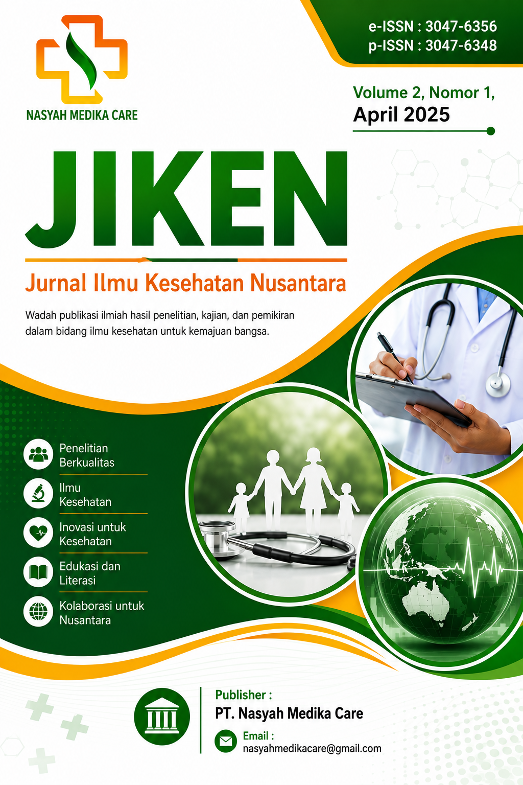 					View Vol. 2 No. 1 (2025): Jurnal Ilmu Kesehatan Nusantara
				
