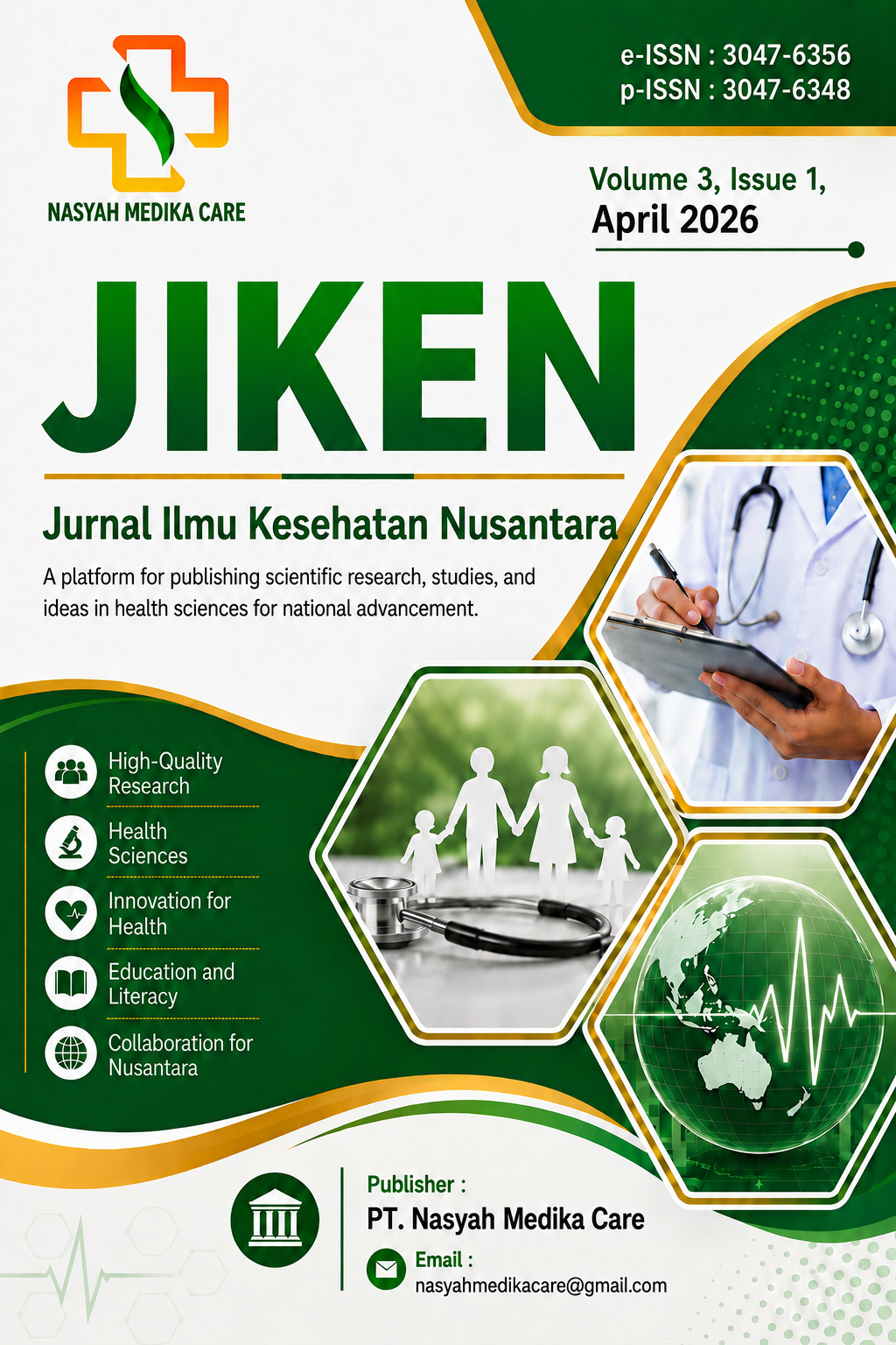 					View Vol. 3 No. 1 (2026): Jurnal Ilmu Kesehatan Nusantara
				